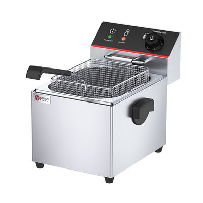 Fritadora Elétrica Comercial 3000W 1 Tanque 1 Cesta Perfeita para Restaurantes