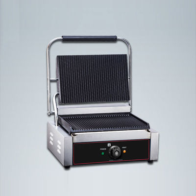 Hotel Cozinha Grill de aço inoxidável Design de porta Multi-cozinha Grill de contato de dois lados 220V