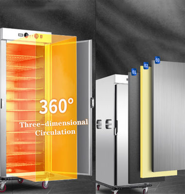 Ferramentas de cozinha convenientes e versáteis Carrinhos de aquecimento de alimentos móveis com 2620W de potência