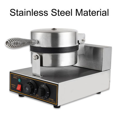 Máquina de fabricação de waffles comercial não pegajosa para waffles belgas simples 250*320*195mm
