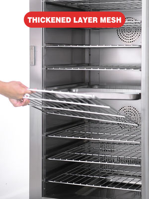 120 mm de altura de camada de aço inoxidável móvel carrinho aquecedor de alimentos para banquete e comercial