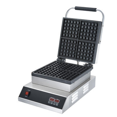 220V/50Hz Timer 0-10 Minutos Quadrado Máquina de Waffle Belga