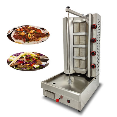 Máquina de Kebab de Shawarma de Gás para Frango Comercial com 540*650*950mm de Tamanho