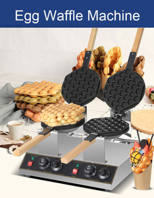 Máquina de fabricação de waffles belga de aço inoxidável e fácil de operar