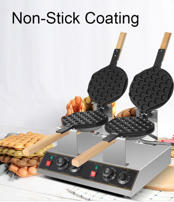 Máquina de fabricação de waffles belga de aço inoxidável e fácil de operar