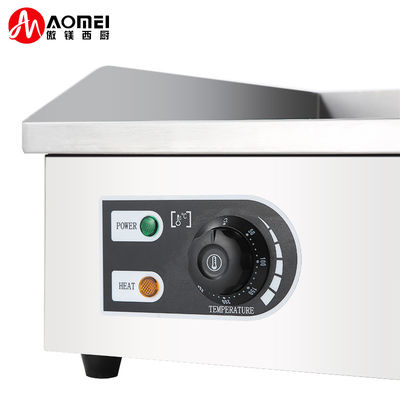 Grelha elétrica de aço inoxidável Grelha de panela comercial para faixa de temperatura 50-300C
