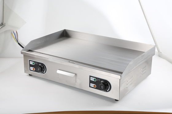 Grelha elétrica de aço inoxidável Grelha de panela comercial para faixa de temperatura 50-300C