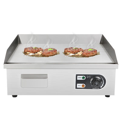 Grelha elétrica para cozinhar restaurantes Material de aço inoxidável Temperatura 50-300C