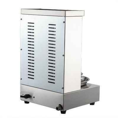 2 queimadores de gás comercial usado rotativo Mini Shawarma Doner Kebab Grill Machine para GLP / GNL