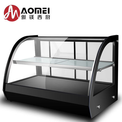 Fast Food Alimentos Elétricos aquecedor de exibição Pastelaria Vitrine com 220V 250W Voltagem Personalizar