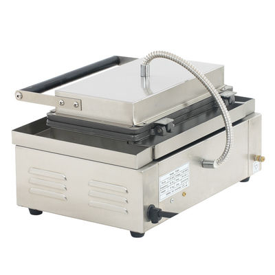 Máquinas de lanches de aço inoxidável para waffle de milho 220V estilo comercial de seis partes