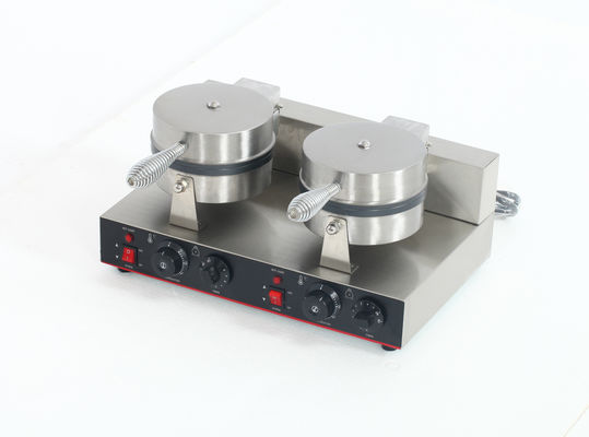Máquina elétrica para fazer waffles com 2 placas e controle de temperatura Peso bruto 12,5 kg