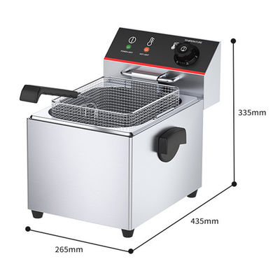 Frigorífico de cozinha comercial Elétrico 8L Um tanque para equipamentos de restauração