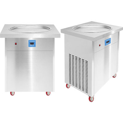 Máquina de rolamento de sorvete frito de 60 kg aprovada para os requisitos do cliente