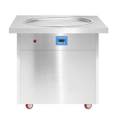 Máquina de rolamento de sorvete frito de 60 kg aprovada para os requisitos do cliente