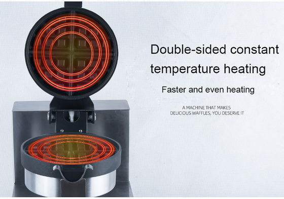 Máquina de Waffle elétrica potente Não-aderente Waffle Maker para assar pão bolo de waffle