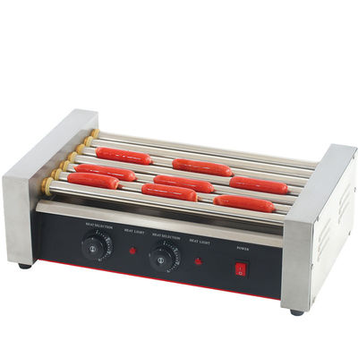 5 Grill de rolos máquina de cachorro-quente para equipamentos de cozinha de restaurante de aço inoxidável