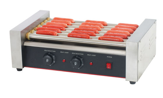 5 Grill de rolos máquina de cachorro-quente para equipamentos de cozinha de restaurante de aço inoxidável