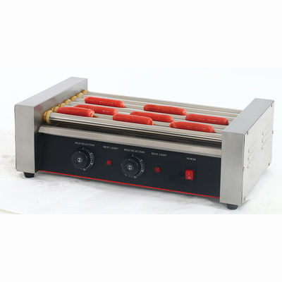 5 Grill de rolos máquina de cachorro-quente para equipamentos de cozinha de restaurante de aço inoxidável
