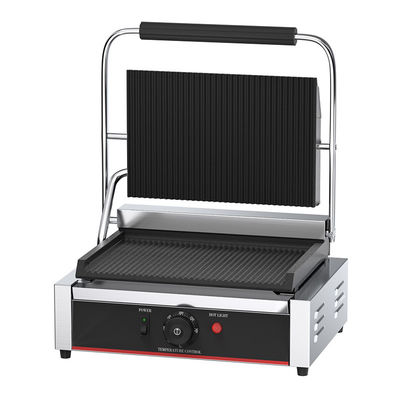 Equipamento de cozinha comercial Grelha elétrica de contacto com construção de aço inoxidável