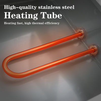 270*330*100mm Pan Tamanho 220V Cobre de vidro Bain Marie com 3/4/5/6 Placas Profissional