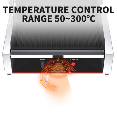 Equipamento de cozinha comercial Grelha elétrica de contacto com construção de aço inoxidável