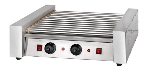 9 Roller Hot Dog Grill Maker para conveniência e eficiência da máquina de lanches de varejo