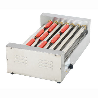 9 Roller Hot Dog Grill Maker para conveniência e eficiência da máquina de lanches de varejo