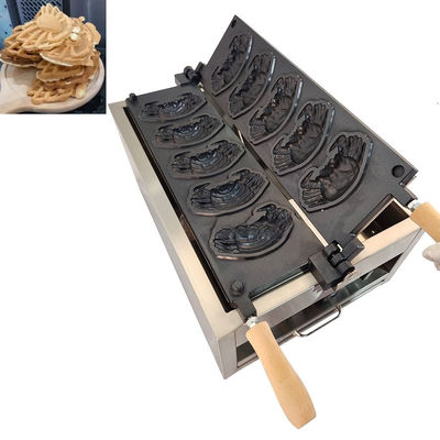 Fabricante de Waffle de Ovo Elétrico Comercial Sem Adesivo com Formas de Caranguejo e Animais Cartoon 110/220 Voltage