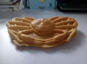 Fabricante de Waffle de Ovo Elétrico Comercial Sem Adesivo com Formas de Caranguejo e Animais Cartoon 110/220 Voltage