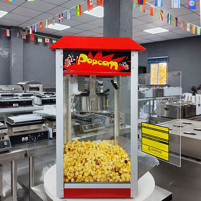 Máquina industrial comercial de pipoca para cinema NO Material de alumínio controlado por aplicação