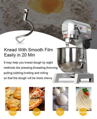 Mecador planetário de 15L para farinha de pão Equipamento automático de cozinha 380V/50Hz Voltagem