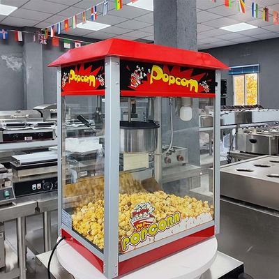 Máquina industrial comercial de pipoca para cinema NO Material de alumínio controlado por aplicação