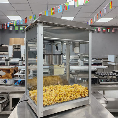 220-240V/50-60Hz Máquina comercial de pipoca de caramelo com capacidade de derretimento de manteiga