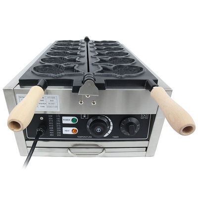 Coréia Peixe Taiyaki Máquina 6pcs Waffle Fish Maker com em 2023 ano