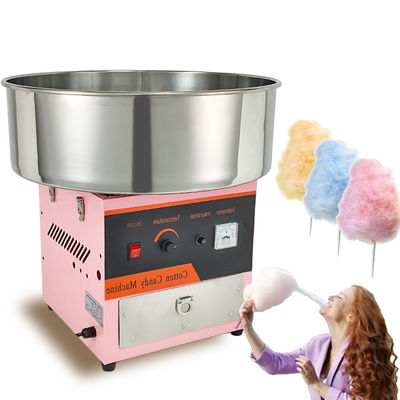 Máquina elétrica de fio de algodão para produção comercial de snacks