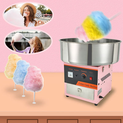 Máquina elétrica de fio de algodão para produção comercial de snacks