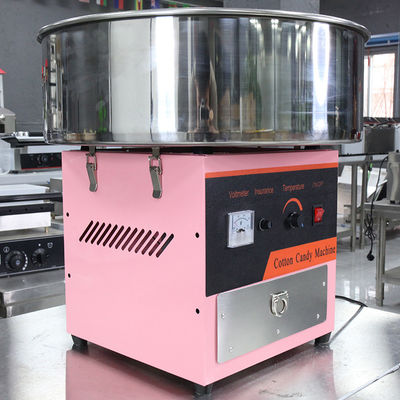 Máquina elétrica de fio de algodão para produção comercial de snacks