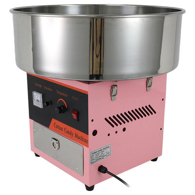 Máquina elétrica de fio de algodão para produção comercial de snacks