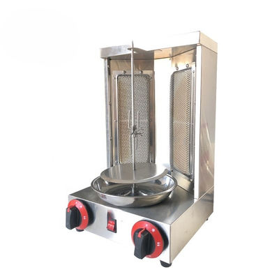 2 em 1 Máquina automática rotativa de Doner Kebab para GLP 2800Pa 37x37.5x53.5cm Tamanho de embalagem