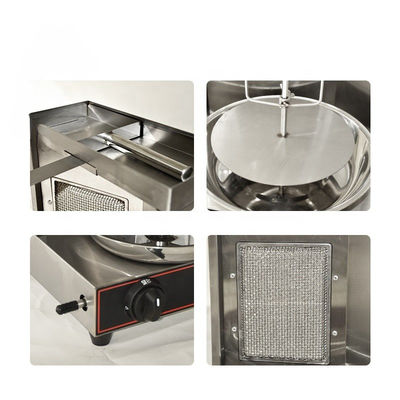 Máquina Shawarma Gas 5400 Comercial Profissional Custom Gas Doner Kebab Machine
