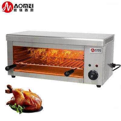 220V Voltage Electric Heating Surface Stove Sandwich Salamander Máquina para assar