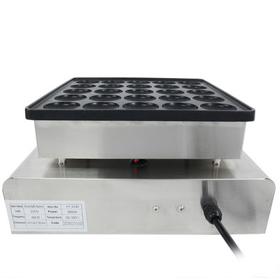Mini Dutch Pancake Maker Máquina elétrica de aço inoxidável para casa