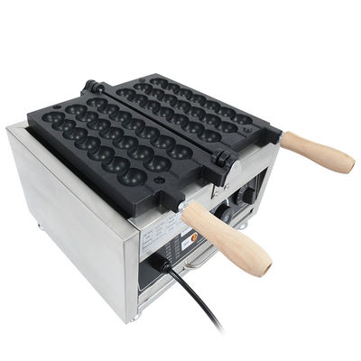 Máquina elétrica Takoyaki Bolas Fabricante de waffle de panificação com faixa de temperatura 50-300C