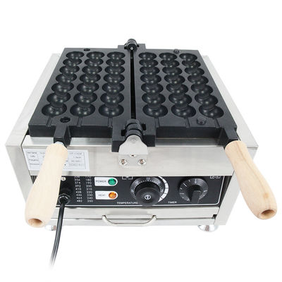 Máquina elétrica Takoyaki Bolas Fabricante de waffle de panificação com faixa de temperatura 50-300C