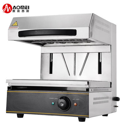 Aço inoxidável TES-800K Forno de pizza elétrico Grill de torradeira de frango