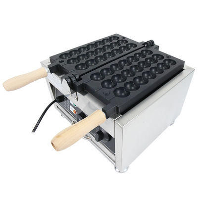 Máquina elétrica Takoyaki Bolas Fabricante de waffle de panificação com faixa de temperatura 50-300C