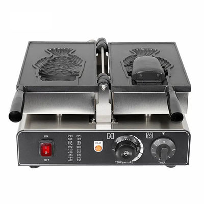 Prata 350x500x200 Máquina Taiyaki Personalizada Mais Popular Máquina de Waffle de Peixe de Boca Aberta