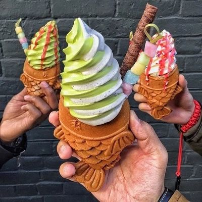 Prata 350x500x200 Máquina Taiyaki Personalizada Mais Popular Máquina de Waffle de Peixe de Boca Aberta