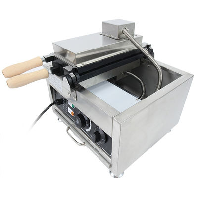 14PCS Japonês em forma de peixe Taiyaki Maker Elétrico Mini Waffle Cone Baker para 220V